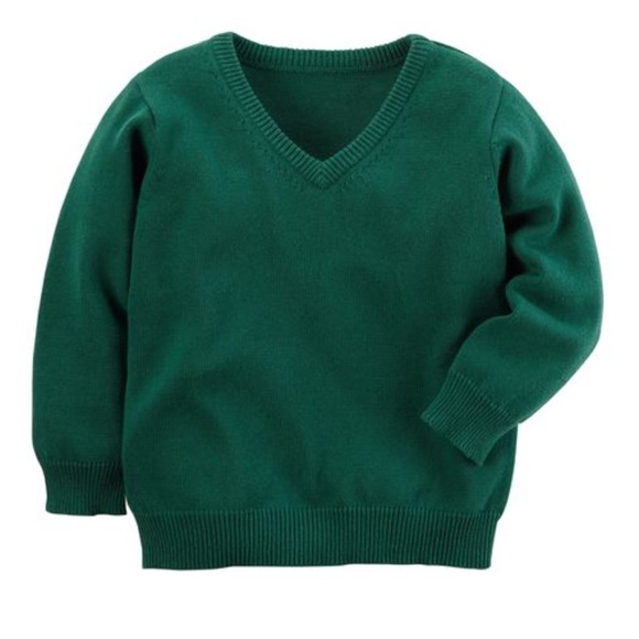 green sweater baby boy